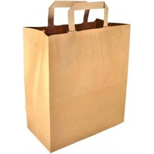 Anawakia Lot de 10 sacs en papier kraft pour bouteilles de vin ou de champagne 11 x 9 x 35 cm