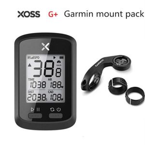 COMPTEUR POUR CYCLE Compteur vélo,XOSS vélo ordinateur G + sans fil GPS compteur de vitesse étanche vélo de route vtt vélo - Type with Garmin Mount
