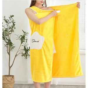 PEIGNOIR Peignoir Femme Serviette de Bain Robe Peignoir de 