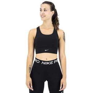 BRASSIÈRE DE SPORT Nike CZ4496 W NK DF SWSH LL BRA Sports bra women's black-white XS
