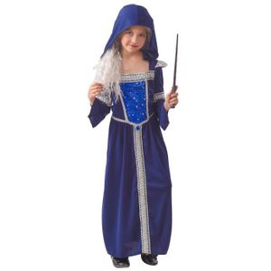DÉGUISEMENT - PANOPLIE Déguisement magicienne bleu nuit fille - S 4-6 ans