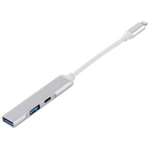 CÂBLE INFORMATIQUE Adaptateur 3 en 1 Lightning (mâle) vers USB 3.0*2 