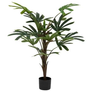 FLEUR ARTIFICIELLE Plante artificielle arbre palmier en pot - Longueur 15 x Profondeur 13 x Hauteur 120 cm