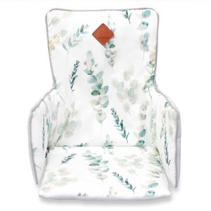 CHAISE HAUTE  Coussin de chaise haute bébé - SEVIRA KIDS - Eucalyptus Multicolore TU - Réversible - Confortable