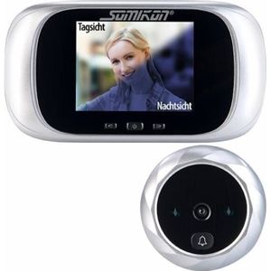 Oreilet Caméra de Judas de Porte, Écran LCD 3.5 Pouces, Vue d'angle à 120° Camera  Surveillance, Caméra électronique pour La sécurité à Domicile : :  Bricolage