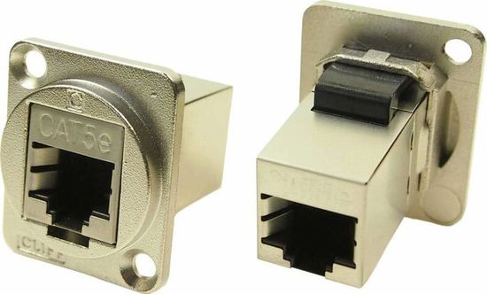 Boitier de connecteur Cliff Prolongateur RJ45 femelle 8P8C vers RJ45 ...