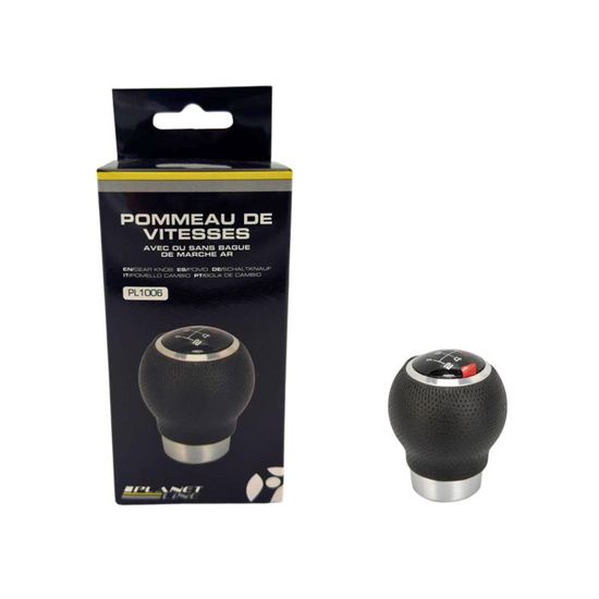 Pommeau De Levier De Vitesse Universel Noir Chromé Avec Strass - Pour Peugeot Expert - Marque JOM