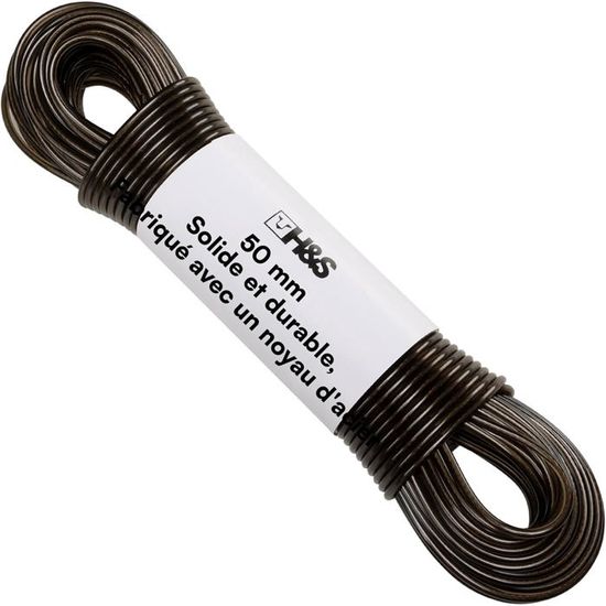 IGadgitz Home Corde à Linge Acier Plastifiée 30m - Robuste Et Pratique Pour Intérieur Et Extérieur