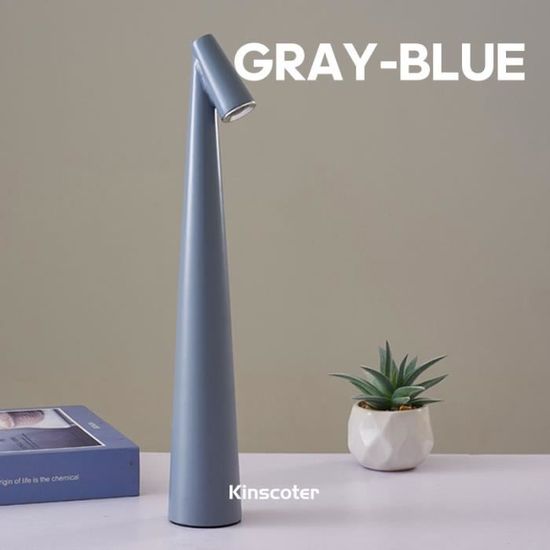 Lampe De Table LED Tactile En Métal Doré - Rechargeable Sans Fil
