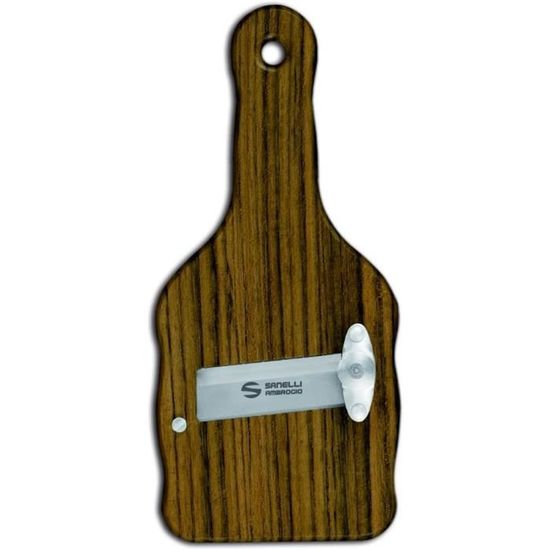 Mandoline Décorative En Bois Naturel – Vintage 1970, 20x62 Cm