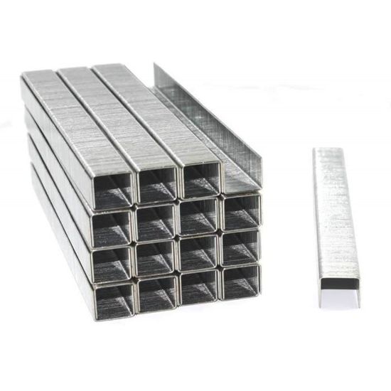 10000 Agrafes Duo Fast 3/8" Galvanisées - Lot De 2 Boîtes, Pour Agrafeuse