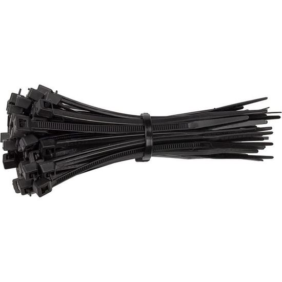 DUNSOO 1000 Pièces Serflex, Collier de Serrage Plastique, Serflex, serflex noir
