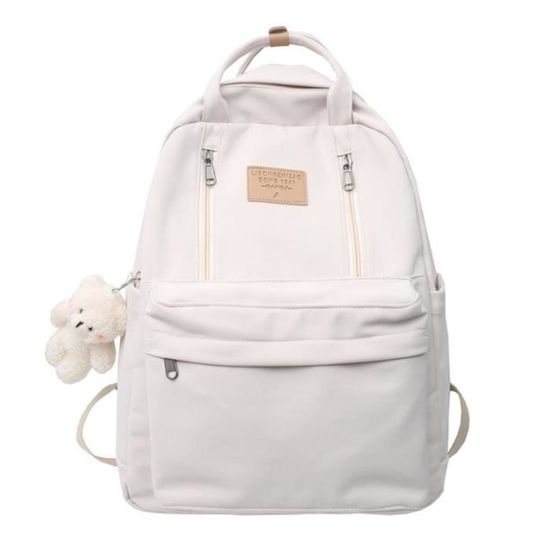 Sac à Dos En Jean Vintage - Multifonction Bretelles Réglables - Pour Homme Et Femme - Bleu Clair