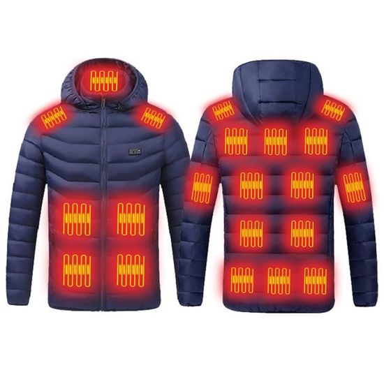 Manteau chauffant pour chien à piles - Chaleur et style hivernaux pour animaux de compagnie