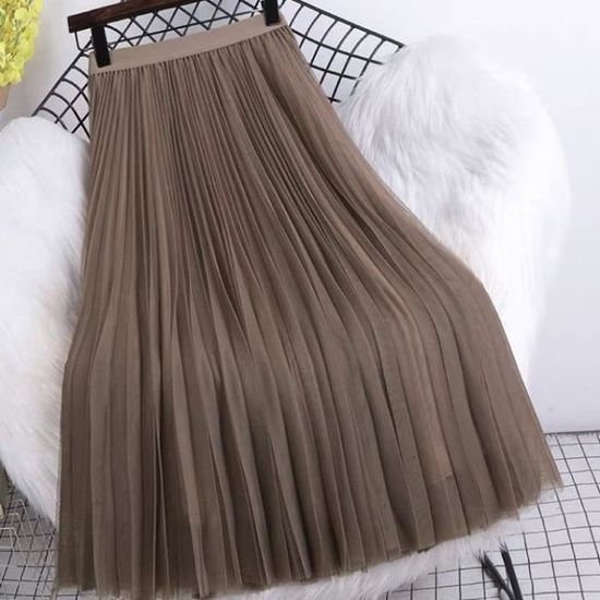 Phantomon Jupe Tutu Classique élastique 5 Couches En Tulle Pour Femme Et Adolescente, Style Vintage Années 1950, Taille Adulte, Arc-en-ciel, Taille Unique