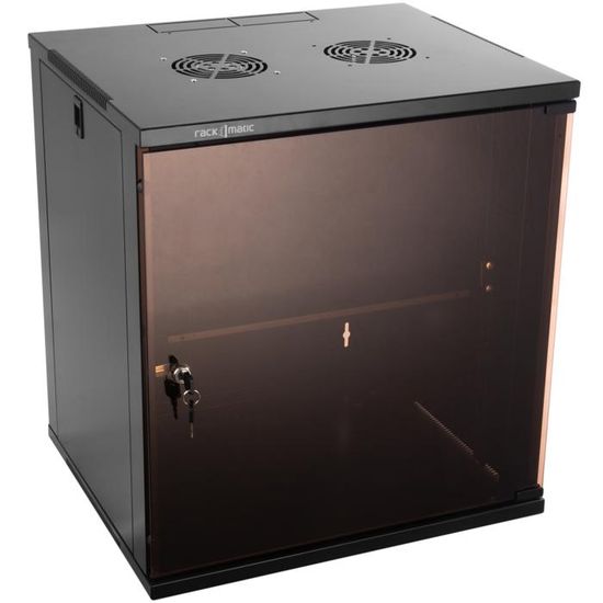 Panneau De Ventilation 1U Pour Rack Serveur 19" - Acier Noir - Grille Aérée - RackMatic - 2