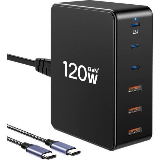 Station De Charge USB 20 Ports 690W - Charge Rapide Pour Smartphones, Tablettes...