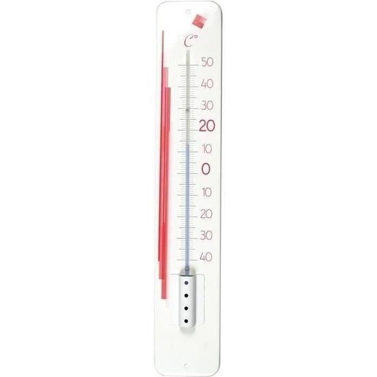 Thermomètre en métal 45cm - STIL - Décoration pour jardin, balcon et terrasse