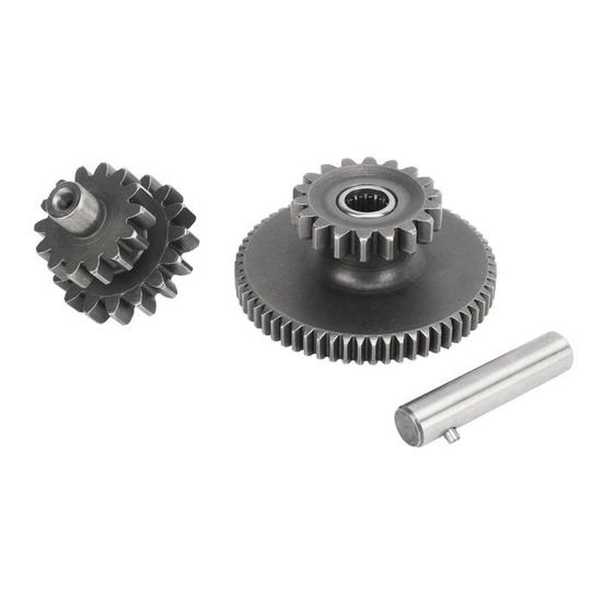 Lybunair Lot Engrenages Pignon Moteur Acier 48DP 13T à 23T - Pour Voitures RC 1/10 Arbre 3,175 Mm - Anti-Rouille Et Montage Sécurisé
