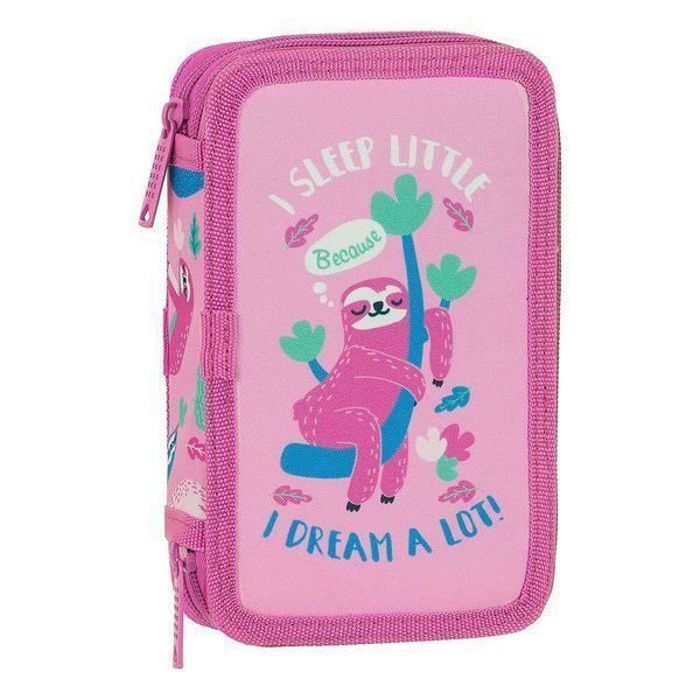 Pack 3 Pièces Sac à Dos, Trousse Et Porte-Monnaie BLACKFIT8 Oxford - Design Unique Et Robuste