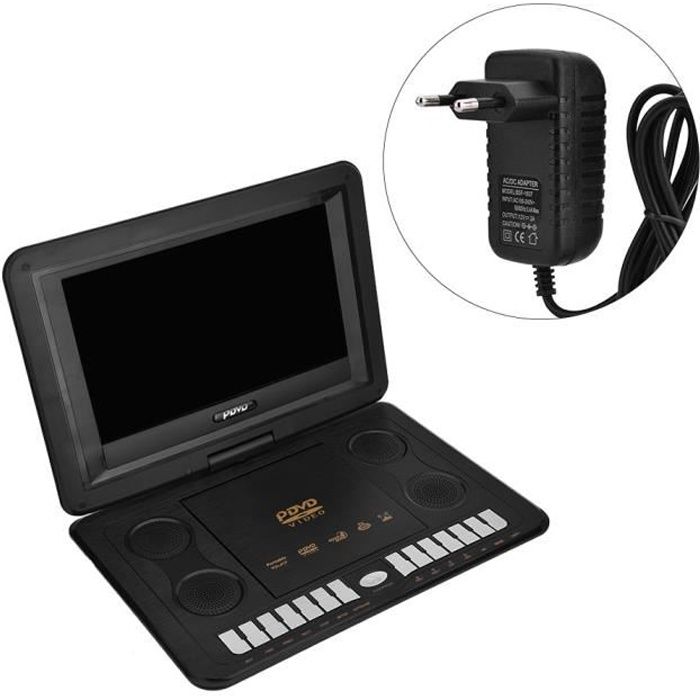 13.8 pouces Lecteur DVD Lecteur de téléviseur portable 800 * 480 Prise en charge de la résolution SVCD VCD CD Lecteur CD-R / RW