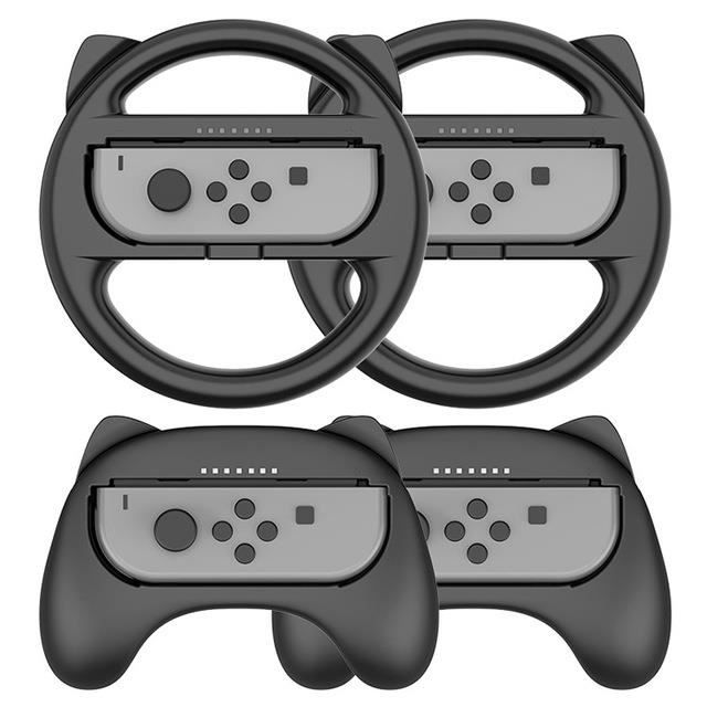 Poignée de console de jeu, poignée de volant / accessoires de console de jeu (noir)