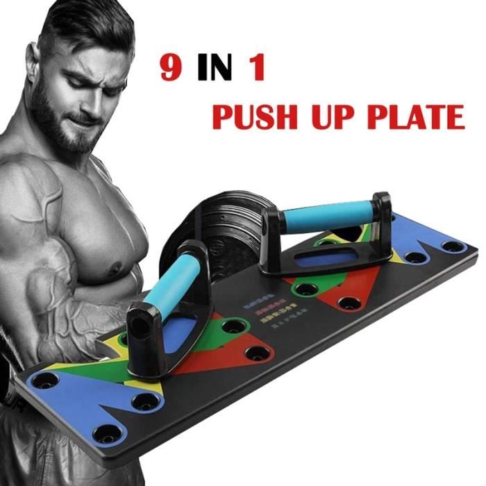 9 in 1 Push Up Rack Board Men Women Fitness Exercise Push-up Stands Body Building Training System Home Gym Fitness Equipment