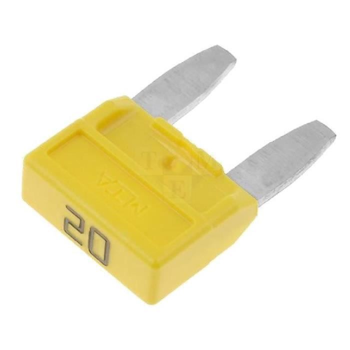 10x Mini Fusibles 20A 11.9mm MINIVAL