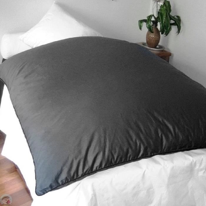 Housse d édredon 140x160 cm anthracite