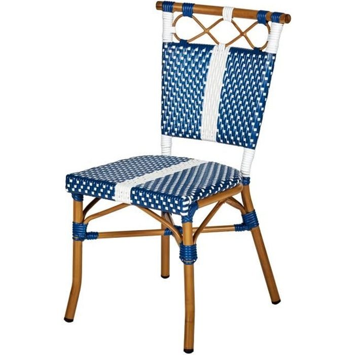 chaise terrasse bistrot ENZO 47 Bleu