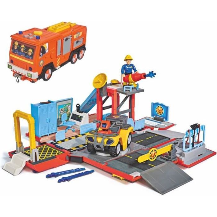 2 en 1 Jupiter Jeu Complet - Sam Le Pompier - avec Lumière et Son - Fireman Sam