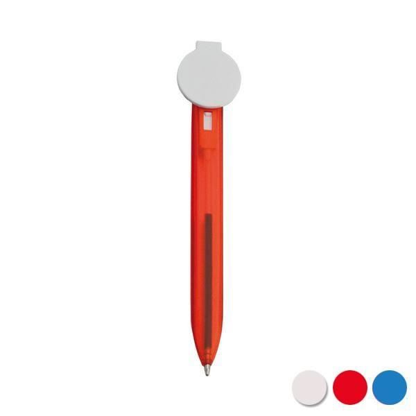 Stylo 2 en 1 marque-page - Stylo à bille plat Couleur - Orange