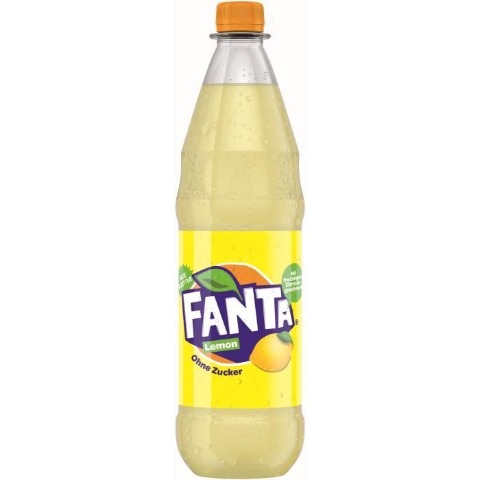 Fanta Citron sans sucre 6 x 1l