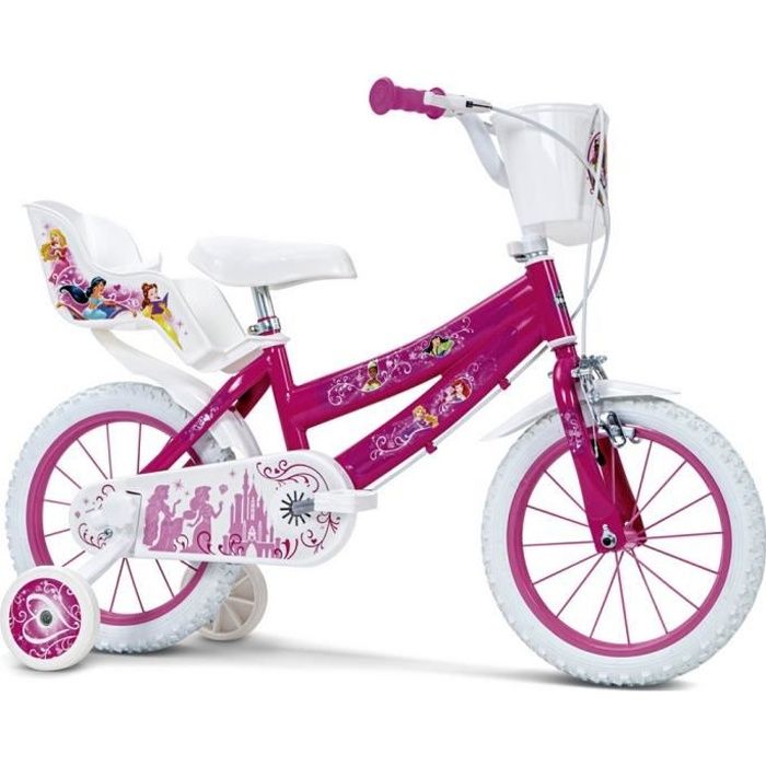 Velo 14 pouces Princesse enfant Fille GUIZMAX