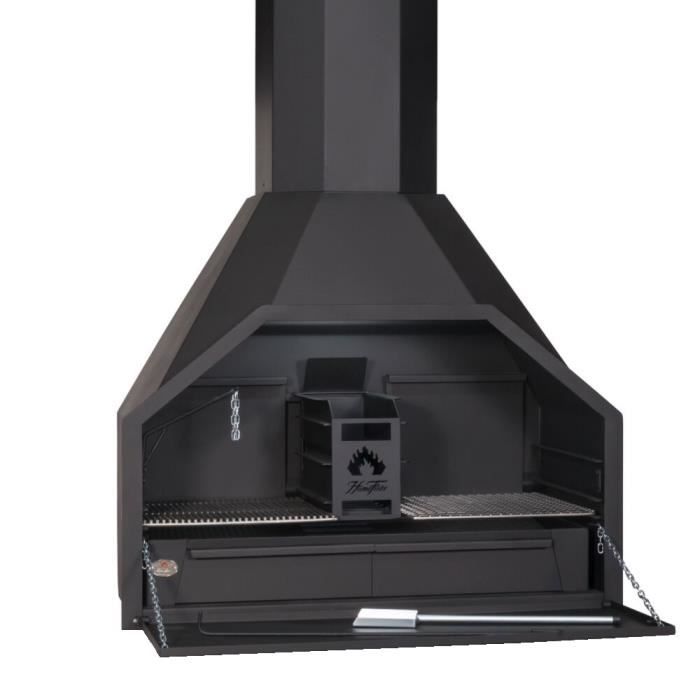 Barbecue bois Braai FS1200 prêt à poser sans meuble