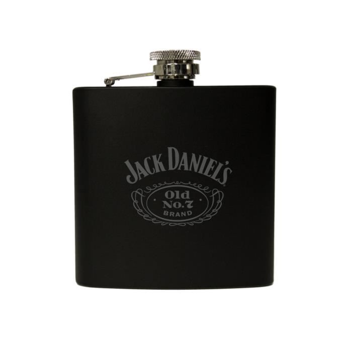 Flacon noir 6 oz Jack Daniel