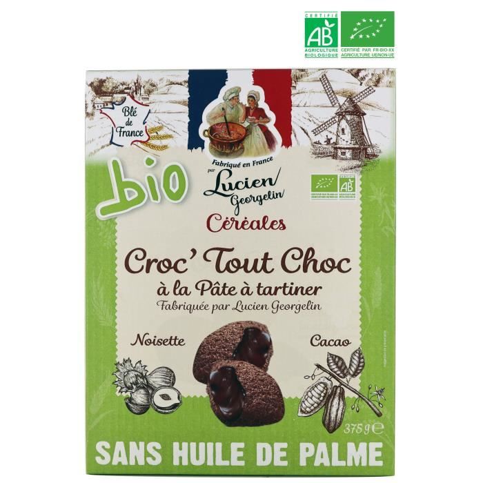 LUCIEN GEORGELIN Céréales Croc' Tout Choc bio - 375 g