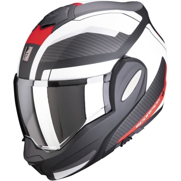 SCORPION EXO TECH TRAP NOIR ROUGE BLANC