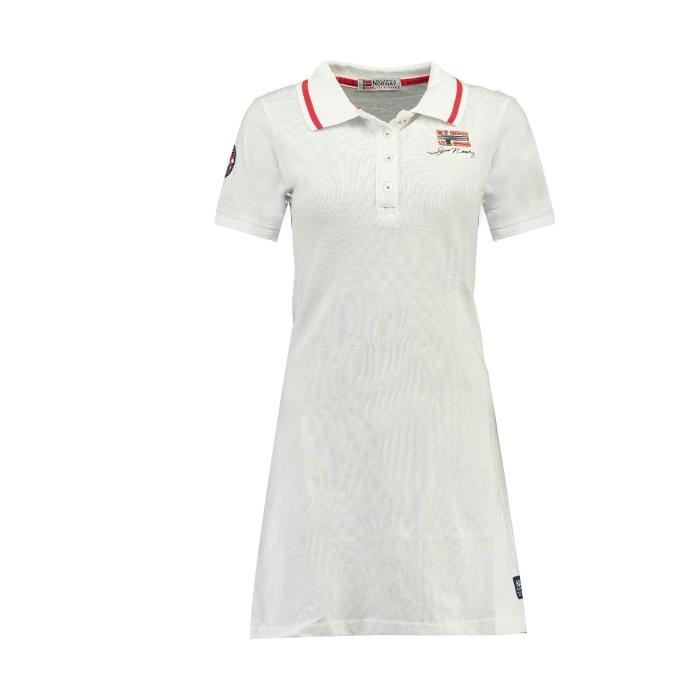 Robe Femme Geographical Norway Katchetta Blanc