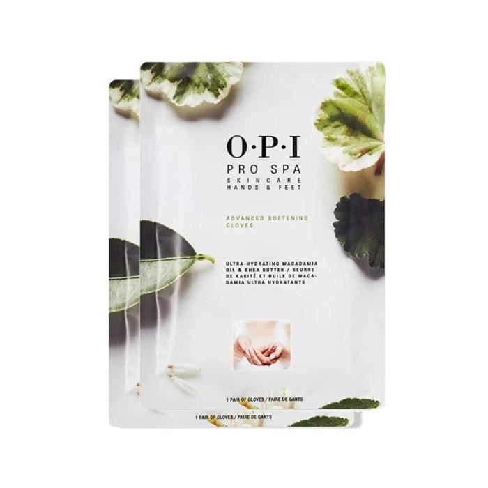 Gants à usage unique, imprégnés de macadamia ultra hydratant et d’huiles de coco , ainsi que nourrissant de vitamine E et de beurre