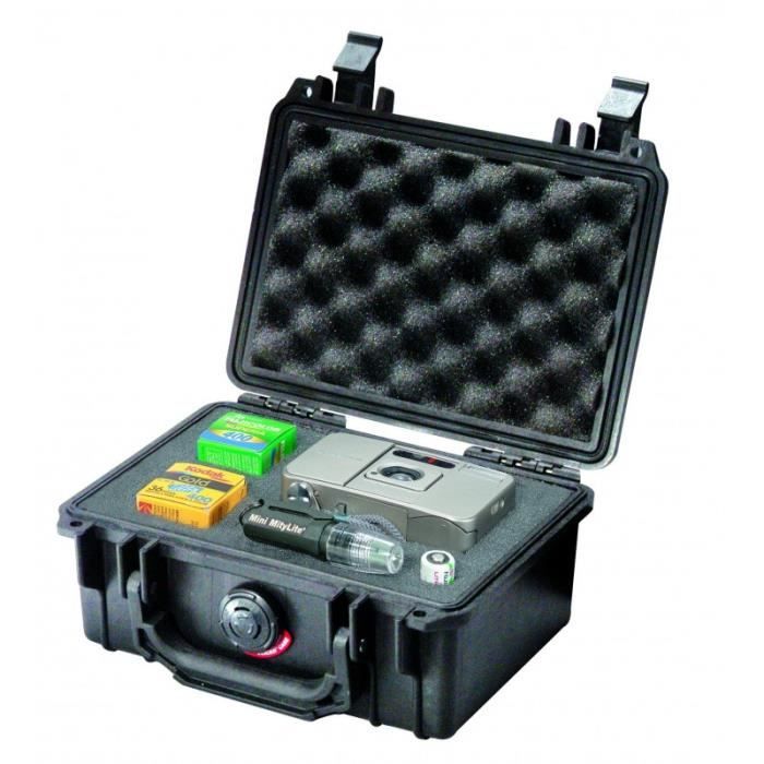 Pelicase 1120 Valise Noire avec Mousse