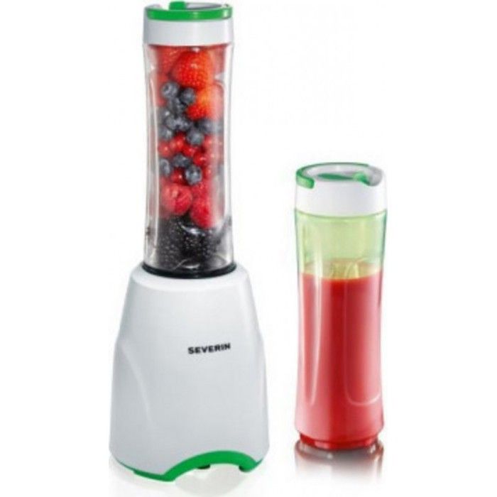 SEVERIN SM3735 Extracteur à nutriments Mix & Go - Blanc