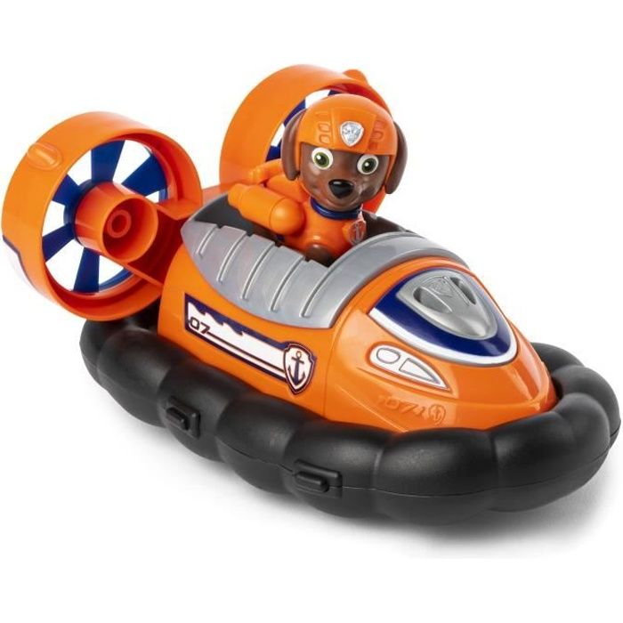 PAW PATROUILLE - VEHICULE + FIGURINE amovible ZUMA Paw Patrol - 6056862 - Jeu Jouet Enfant à partir de 3 ans