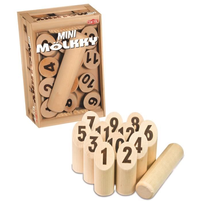 TACTIC Mini Mölkky d'intérieur