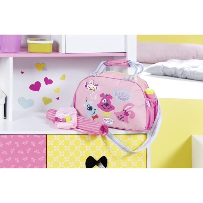 Zapf Creation Sac à couches jouet Baby Born Rose