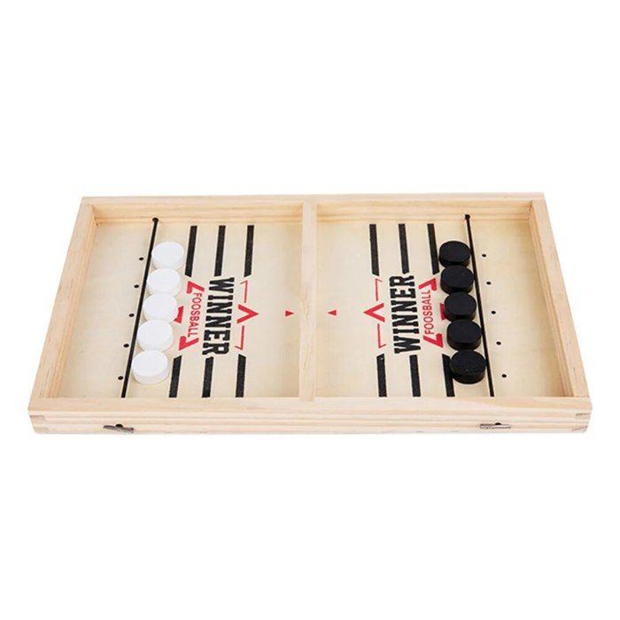 Mini Baby-foot De Table 20 Pouces - Jeu Familial En Bois, Pour Enfants Et Adultes, Cadeau Noël