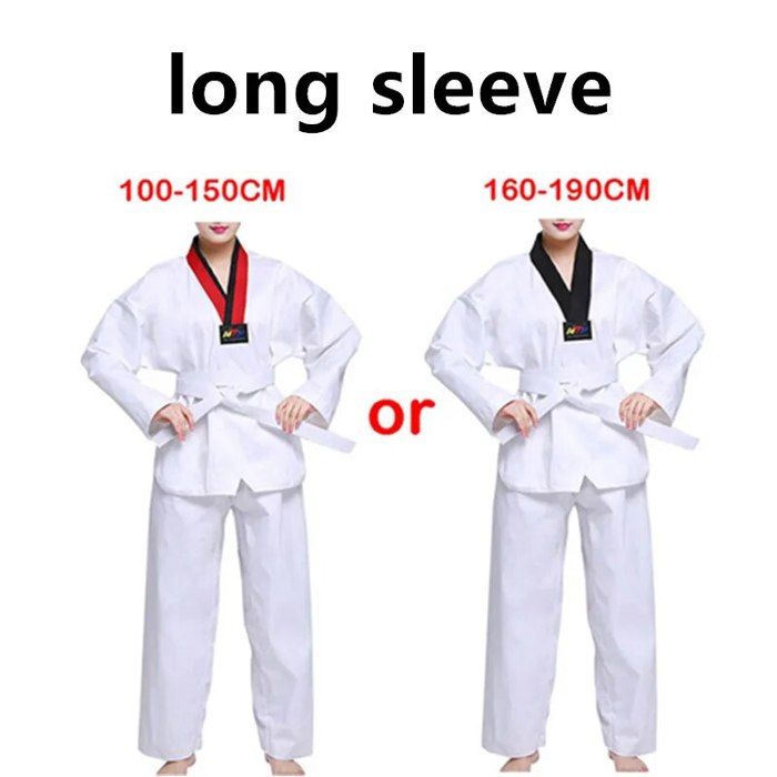 Spirit Sports Karaté Gi 255g 100% Coton Blanc - Tenue Traditionnelle Avec Ceinture Blanche