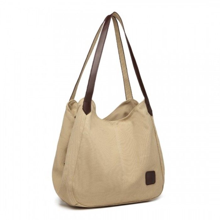 Sac à main - KONO - L - Vintage - Toile - 33x13x32 cm Sac à main - KONO - L - Vintage - Toile - 33x13x32 cm