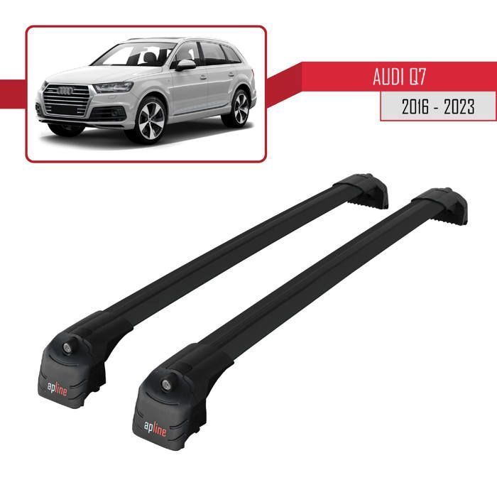 Compatible Avec SQ7 (4M) 2016-2025 ACE-2 Barres De Toit Railing Porte- Bagages De Voiture Gris Aluminium 2 Barres - Europe