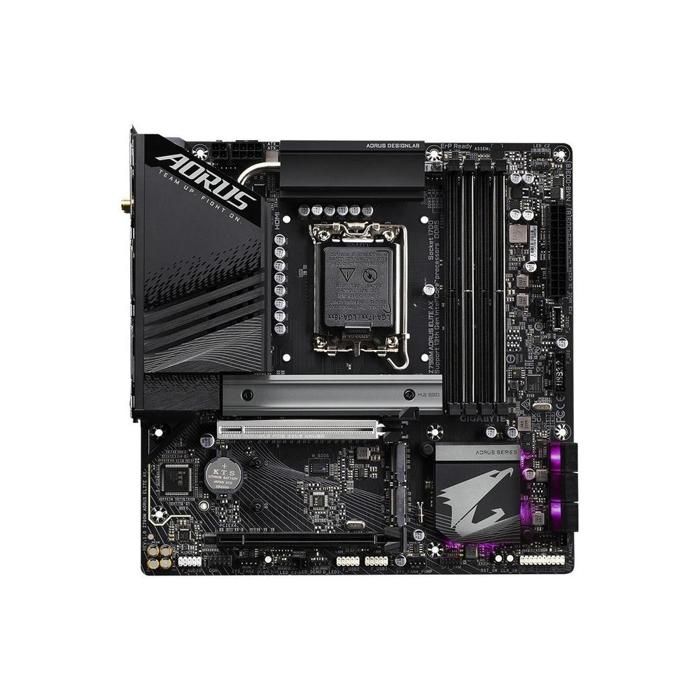 Carte mère GIGABYTE Z790M AORUS ELITE AX Intel Z790 Socket LGA1700 4xDDR5 SDRAM 192GB Micro ATX - Gigabyte